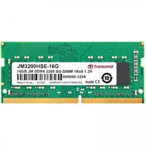 Transcend Jet Memory 16GB DDR4-3200 DIMM 1RX8 CL22 Memory Module