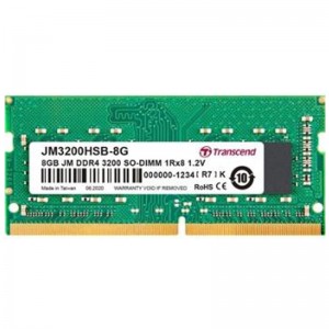 Transcend 8GB DDR4 3200 MHz Notebook Memory - CL22