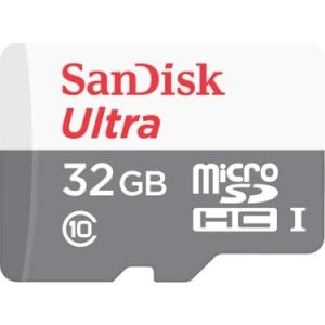 Sandisk Ultra MicroSDHC 32GB UHS-1 Class 10 Memory Card