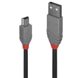 Lindy Anthra Line 3m USB 2.0 Type A to Mini-B Cable