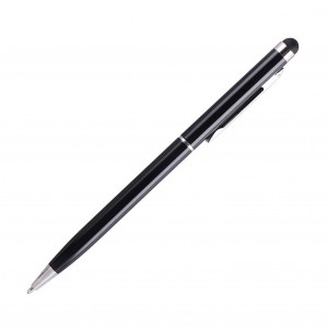 Tuff-Luv Essentials Range Stainless Steel Capacitive Touch Stylus Ballpoint Pen - Black