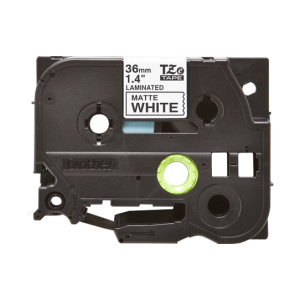 Brother TZe-M261 Matt Laminated Labelling Tape Cassette – 36 Black on White 8m