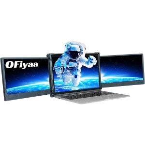 OFiyaa P2 12 Triple Portable Monitor Laptop Screen Extender