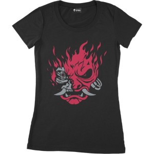 Cyberpunk 2077 Samurai Logo Womens T-Shirt - Black - XS
