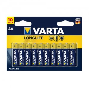 Varta Longlife Batteries AA 10 Pack