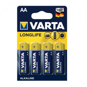 Varta Longlife Batteries AA 4 Pack