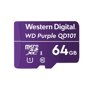 WD Purple 64GB SC QD101 Ultra Endurance microSDXC Memory Card