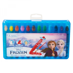 Frozen 12 Gel Crayons Twist Action - Multi-Colour