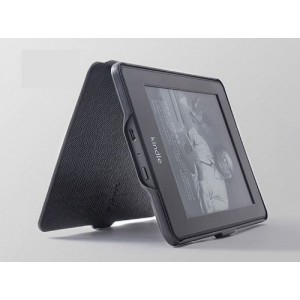 Kindle Paperwhite 2015 Flip Cover Case (Magnetic Lock) (Auto Sleep/Wake up) - Black