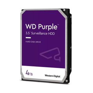 WD Purple 4TB 5400rpm SATA 6GBS 256mb Cache 3.5 inch Surveillance Hard Drive