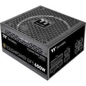 Thermaltake - Toughpower GF1 650W 80 Plus Gold Certified Fully-Modular Desktop Power Supply