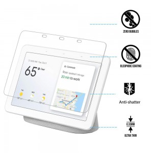 GOOGLE Home Hub Tempered Glass Screen Protector Full Screen Coverage