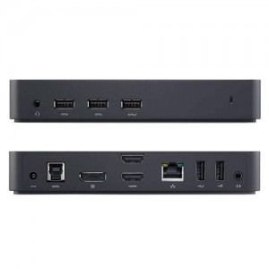 Dell USB 3.0 Ultra HD Triple Video Port replicator EUR for Latitude and Inspiron