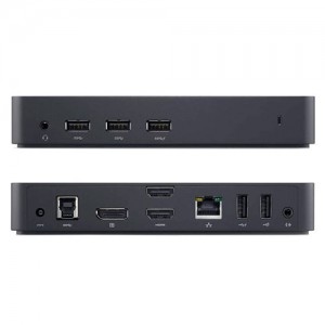 Dell USB 3.0 Ultra HD Triple Video Docking Station D3100 SAF Used - works 100%