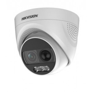 Hikvision HD-TVI ColorVu Dome Camera 1080p 2.8mm Lens Incl PIRD Strobe and Siren