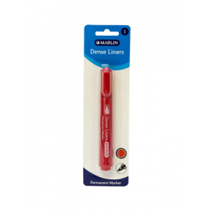 Marlin Dense Permanent Markers 1's - Red