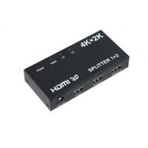 HDMI Splitter 1 in 2 Out Metal Housing HDMI 1.4 4K at 30Hz