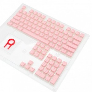 Redragon SCARAB Mechanical Keyboard Keycaps Semi-Transparent - Pink