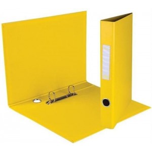 Treeline 2 Ring File PVC Ringbinder 25mm A4 - Yellow