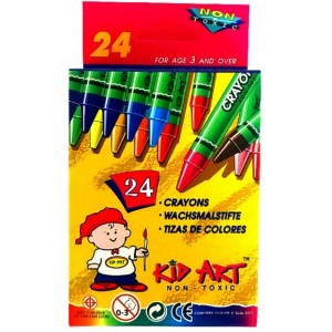 Kid Art Wax Crayons 24 Pack