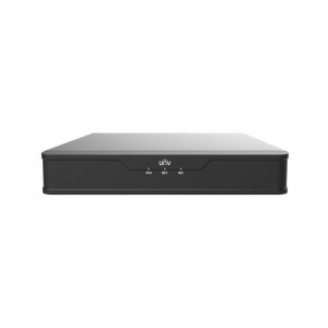 UNV - Ultra H.265 - 4 Channel NVR with 1 Hard Drive Slot and 4 PoE Ports - EASY Series