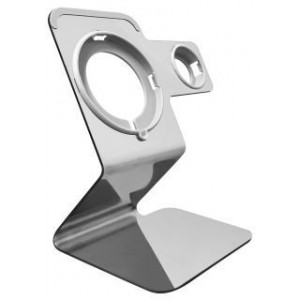 Macally MagSafe iPhone/Watch Stand - Stainless Steel