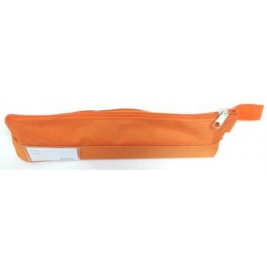 Marlin Polyester Fabric 1 Pocket 30cm Pencil Bag - Orange