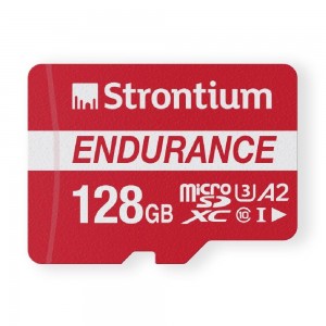 Strontium 128GB Nitro Plus Endurance A2 microSD Card with SD Adapter