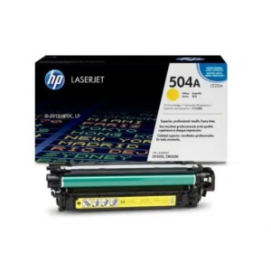 HP CE252A 504A Yellow Original LaserJet Toner Cartridge