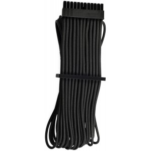 Corsair - Premium Individually Sleeved ATX 24-Pin Cable Type 4 Gen 4 - Black