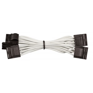 Corsair - 4 Pin Peripheral Type 4 PSU Cable - White