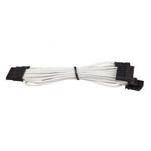 Corsair - Individually Sleeved Type 4 PSU Cables SATA - White