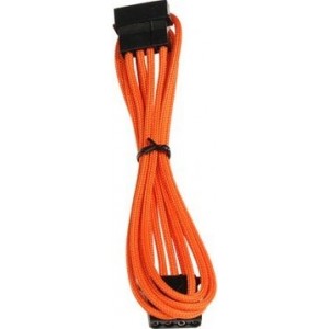 BitFenix Alchemy Multisleeved (4) Cable 45cm Molex Extension (4 pin power) Cable - Orange