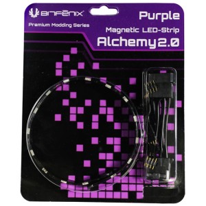 BitFenix Alchemy 2.0 6 LED 12cm Magnetic LED Strips - Purple
