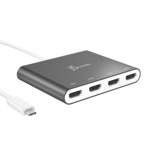 j5create JCA366 USB-C to 4-Port HDMI Multi-Monitor Adapter