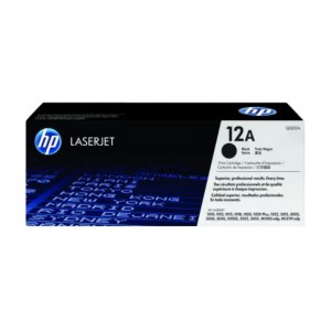 HP 12A Black Original LaserJet Toner Cartridge