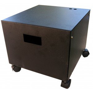 12V Steel Battery Cabinet with Wheels - Dual Battery