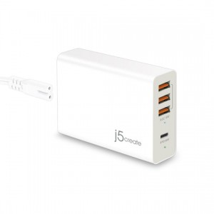 j5create JUP4263 63W PD USB 4-Port PD Super Charger