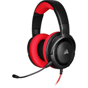 Corsair - HS35 Stereo Gaming Headset - Black Red (PC/Gaming)