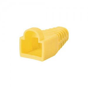 Rubber boot RJ45-6mm yellow