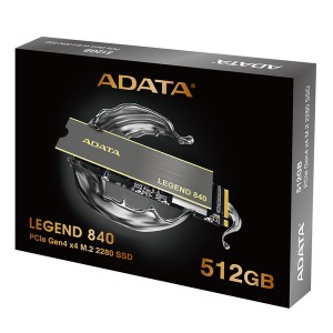 Adata Legend840 512GB PCIe Gen4 x4 M.2 2280 Solid State Drive