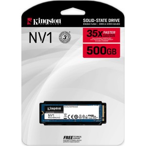 Kingston Technology - NV1 500GB M.2 2280 NVMe PCI-E 3.0 Internal Solid State Drive