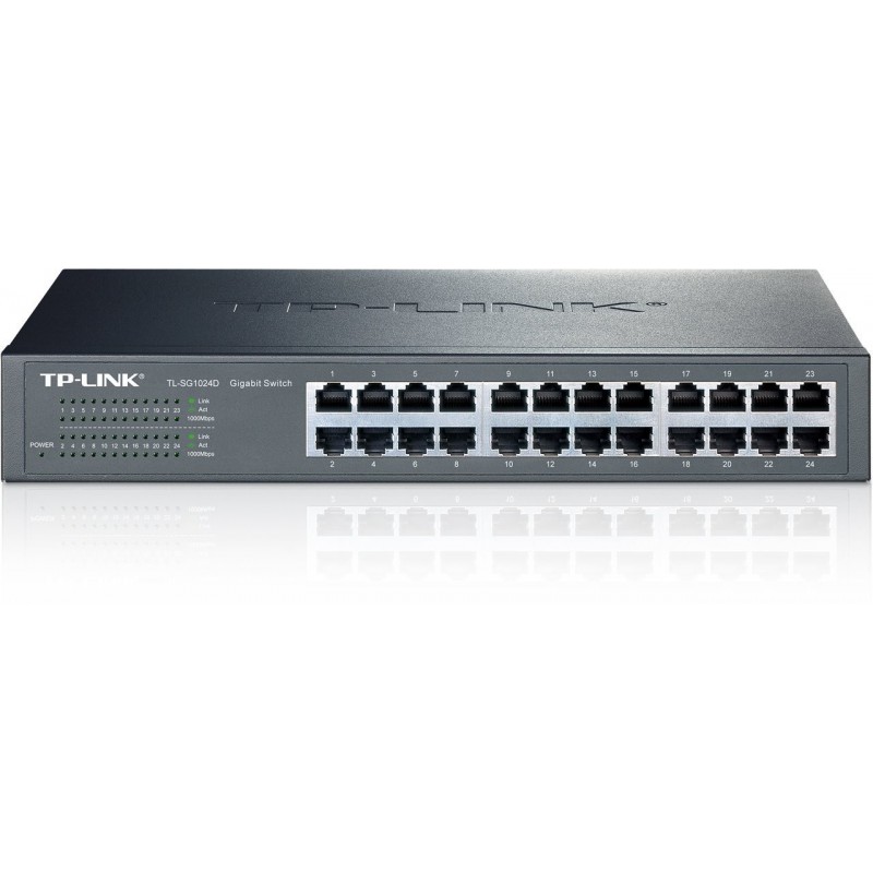 TP-LINK TL-SG1024D 24-Port Gigabit Desktop/Rackmount Switch