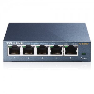 TP-Link TL-SG105 5-Port 10/100/1000 Mbps Unmanaged Desktop Switch