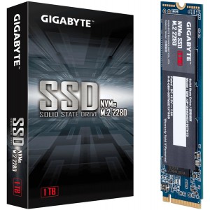 Gigabyte - NVMe 1TB M.2 2280 PCI-Express 3.0 x4  NVMe 1.3 Internal Solid State Drive