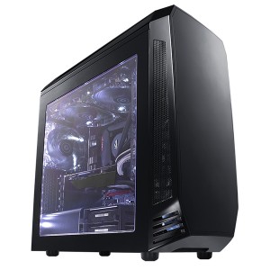 BitFenix Aegis Chassis - Blue &amp; Windowed with 3-Speed Fan Controller