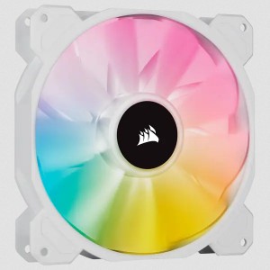 Corsair iCUE SP140 RGB Elite Performance 140mm White PWM Fan - Single Pack