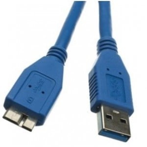Zatech High Speed USB Type A Male to Micro USB Type B 10 Pin Male Cable - 1.5 Metres