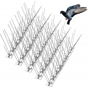 Steel Bird Spikes for Pigeons and Other Small Birds - 3.3m total spikes