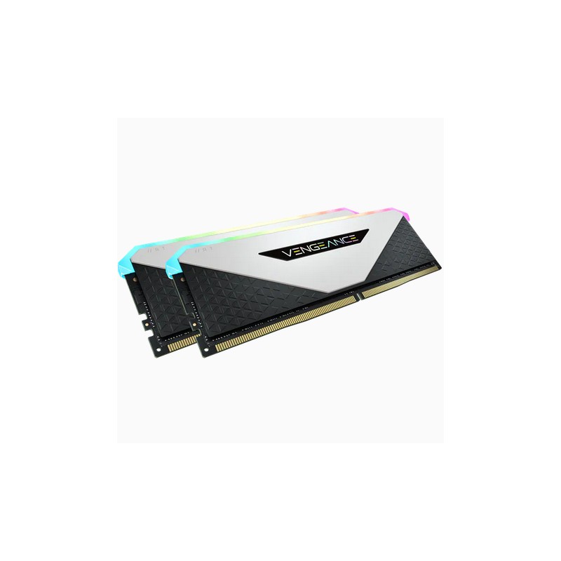 Memory DRAM 3200MHz - Module 16GB RGB GeeWiz - RT x Corsair (2 C16 - DDR4 White Vengeance 8GB) Kit